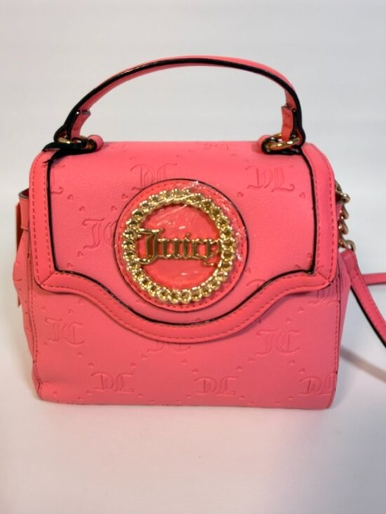 Juicy Couture Handbags - NWT Juicy Couture Y2K Pink Lemonade Crossbody Satchel